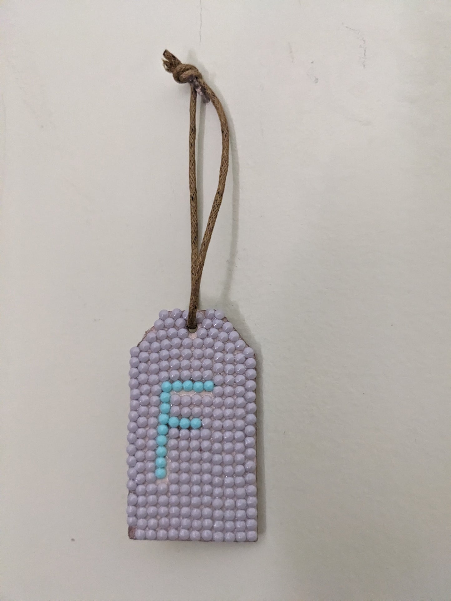 Wood Gift Tags with First Initials
