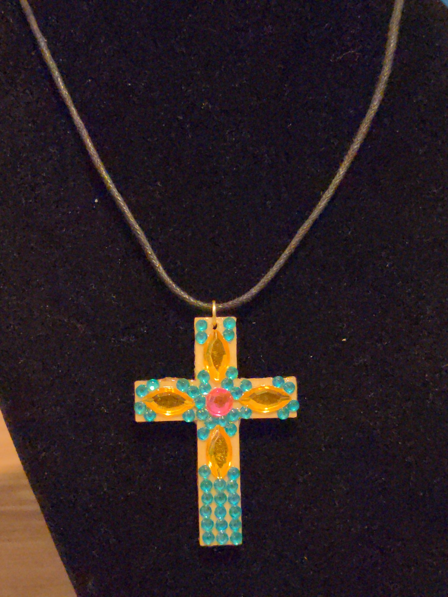 Large Cross Necklaces