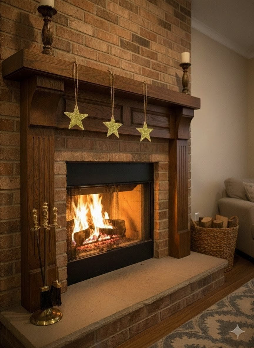 3 Inch Star Ornaments