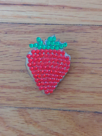 Small Strawberry Pin