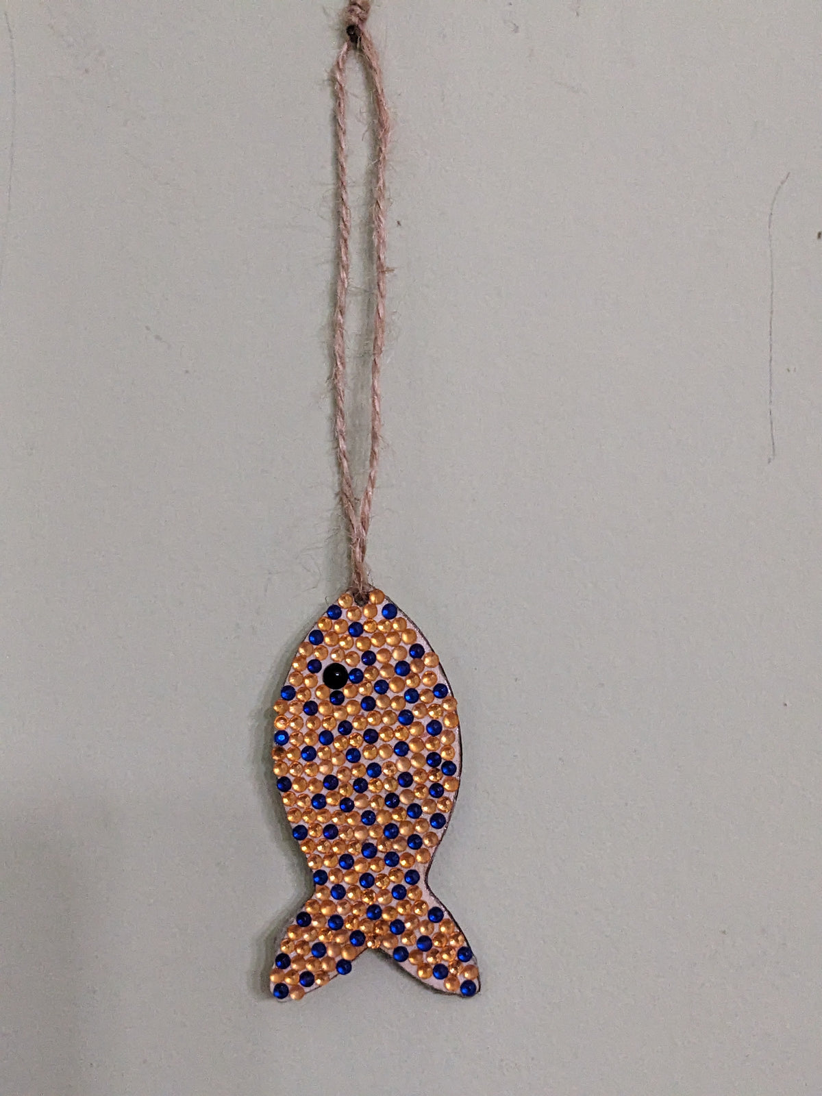 Small Wood Fish Ornament