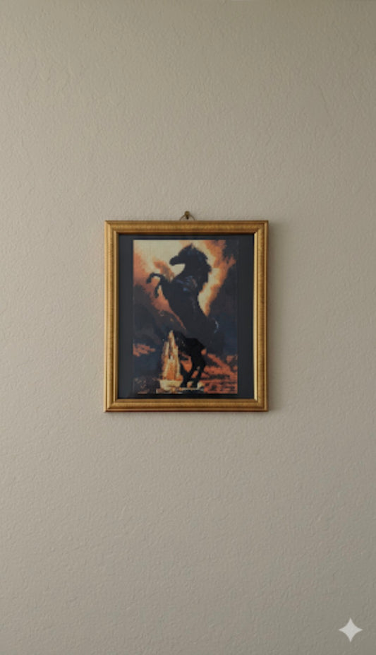 Black Beauty Diamond Art