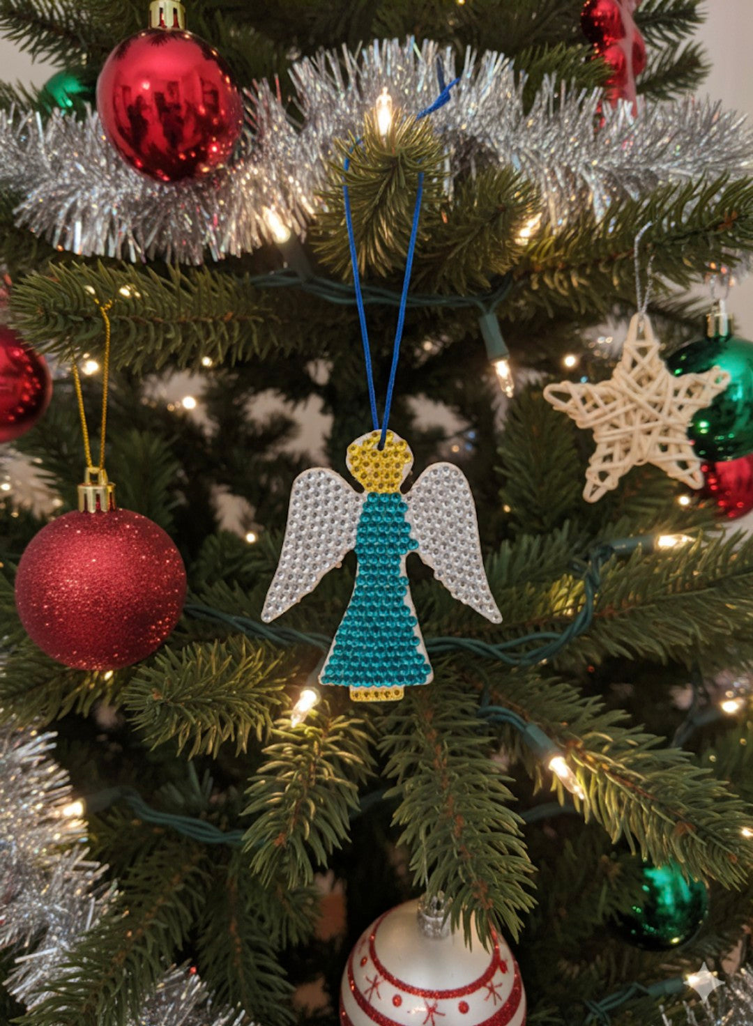 Large Angel with Wings Ornament