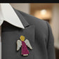 Wood Angel Pins