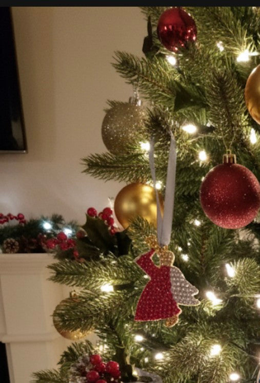 Angel with Bugle Ornaments