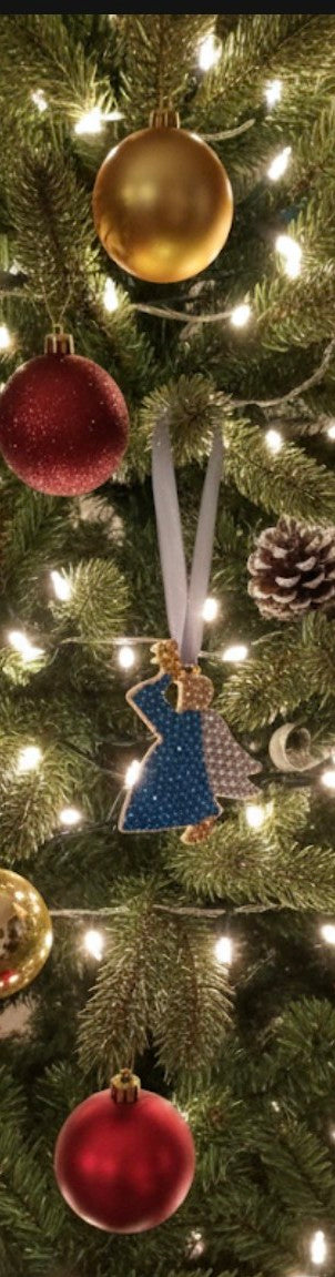 Angel with Bugle Ornaments