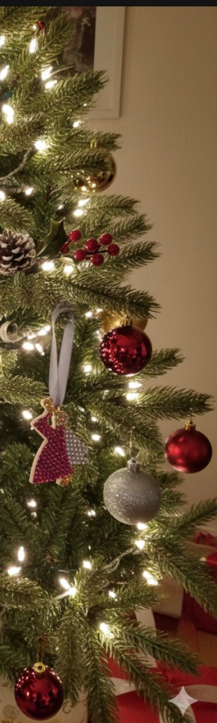 Angel with Bugle Ornaments