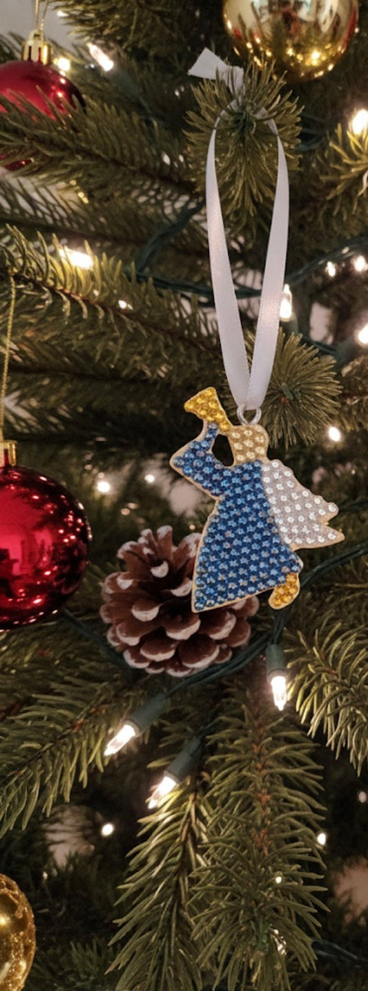 Angel with Bugle Ornaments