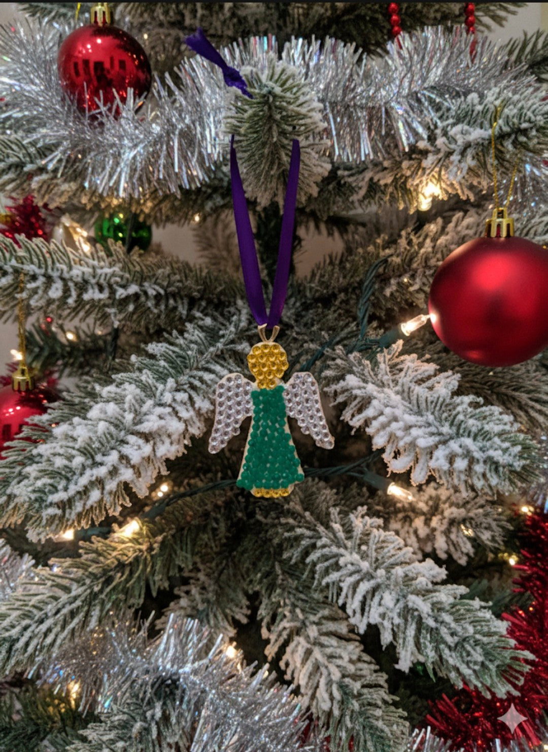 Glow in the Dark Angel Ornaments