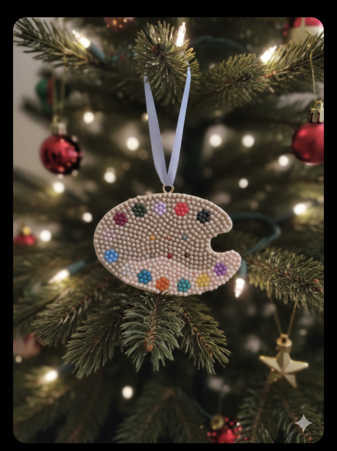 Paint Palette Ornaments