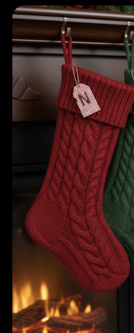 Wood Gift Tags with First Initials