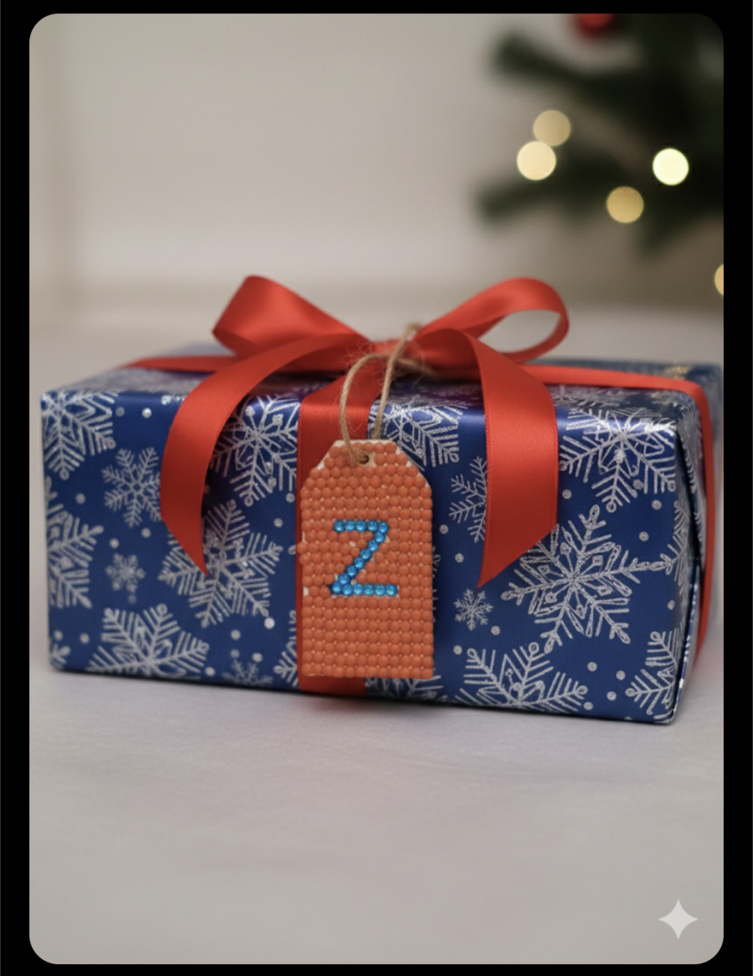 Wood Gift Tags with First Initials