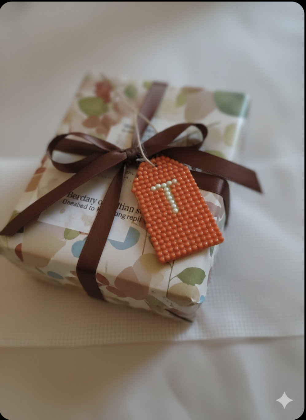 Wood Gift Tags with First Initials