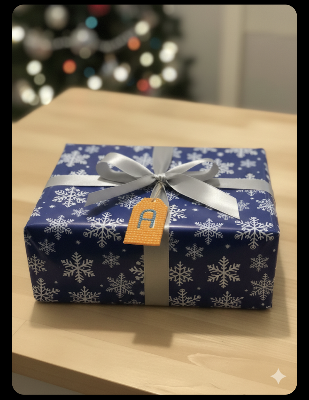 Wood Gift Tags with First Initials