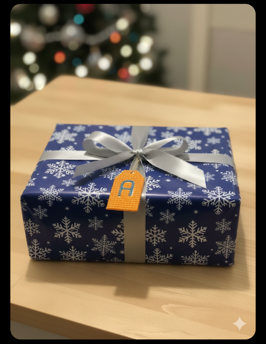 Wood Gift Tags with First Initials