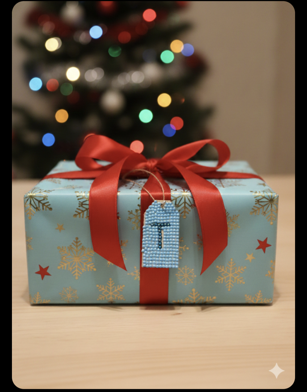 Wood Gift Tags with First Initials