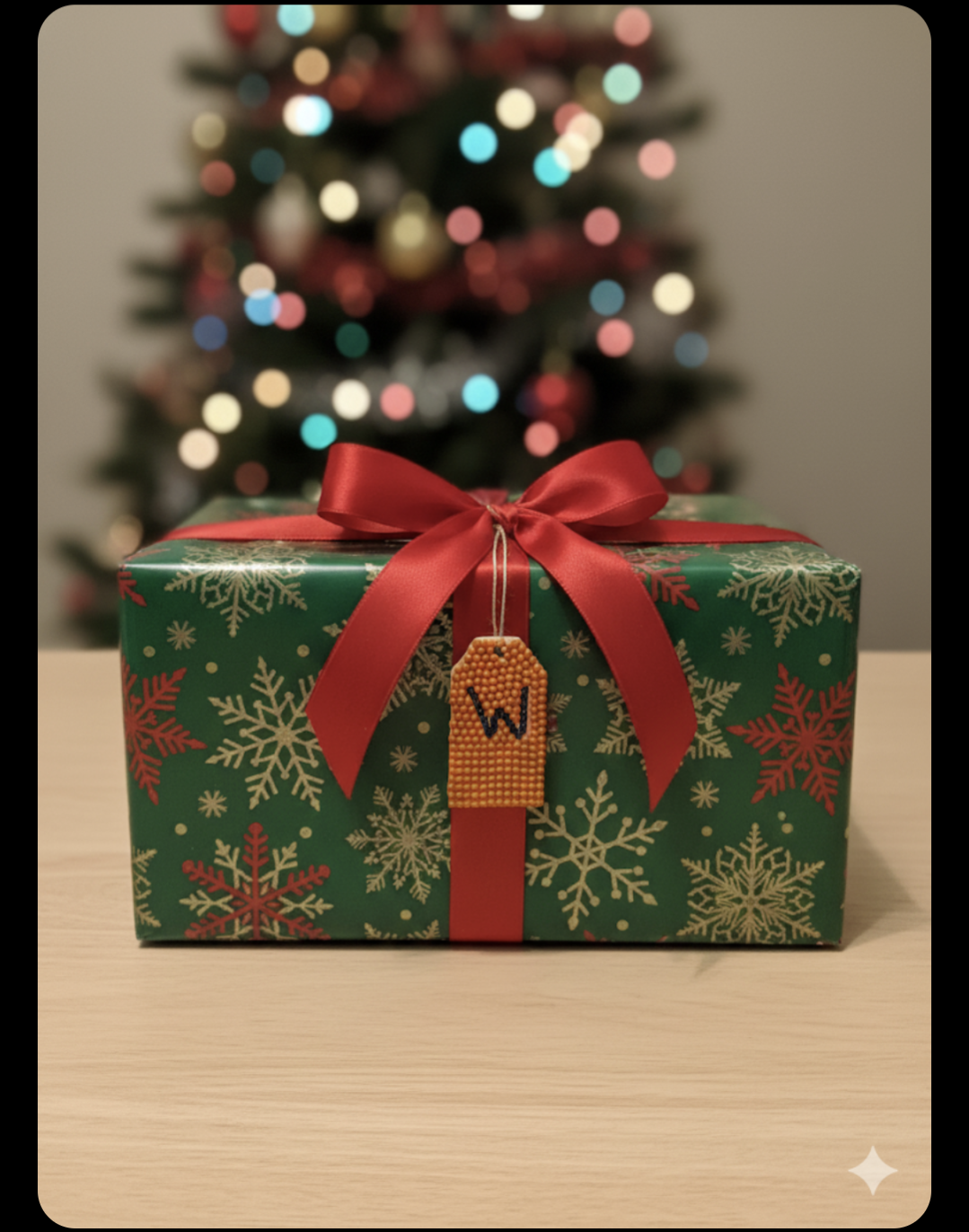 Wood Gift Tags with First Initials