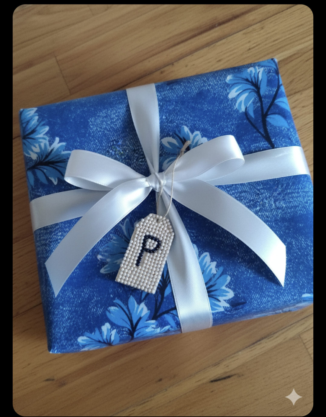 Wood Gift Tags with First Initials