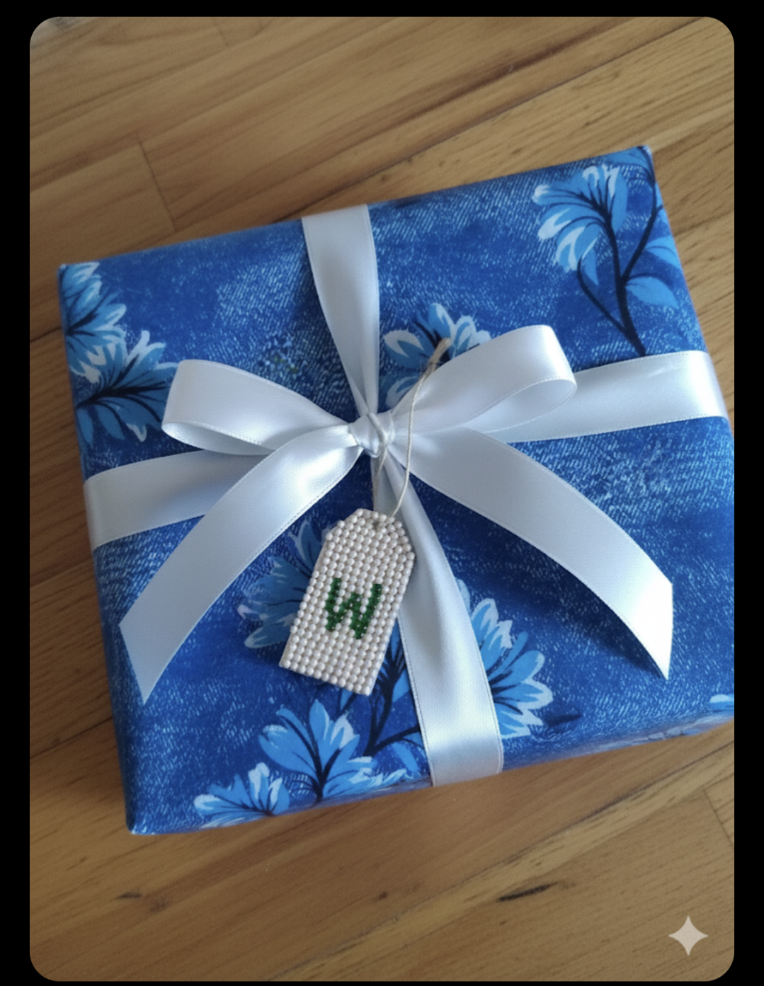 Wood Gift Tags with First Initials