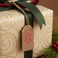 Wood Gift Tags with First Initials
