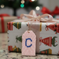 Wood Gift Tags with First Initials