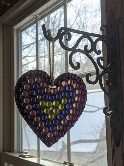 The "Sun-Catcher" Mosaic Heart