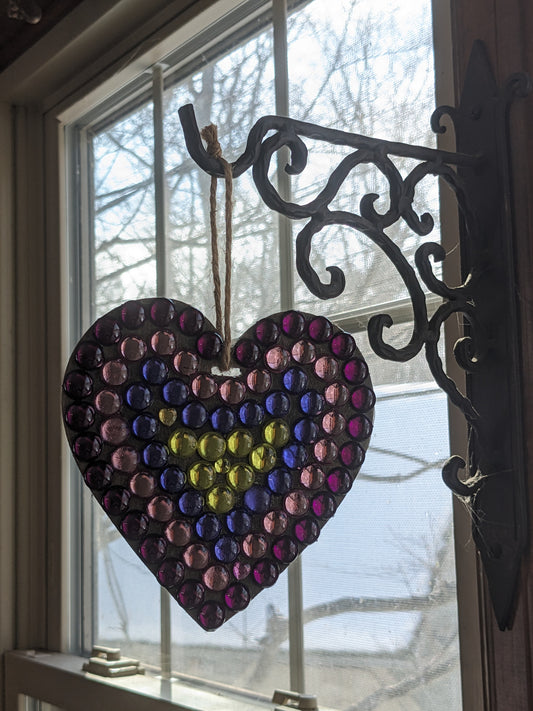 The "Sun-Catcher" Mosaic Heart