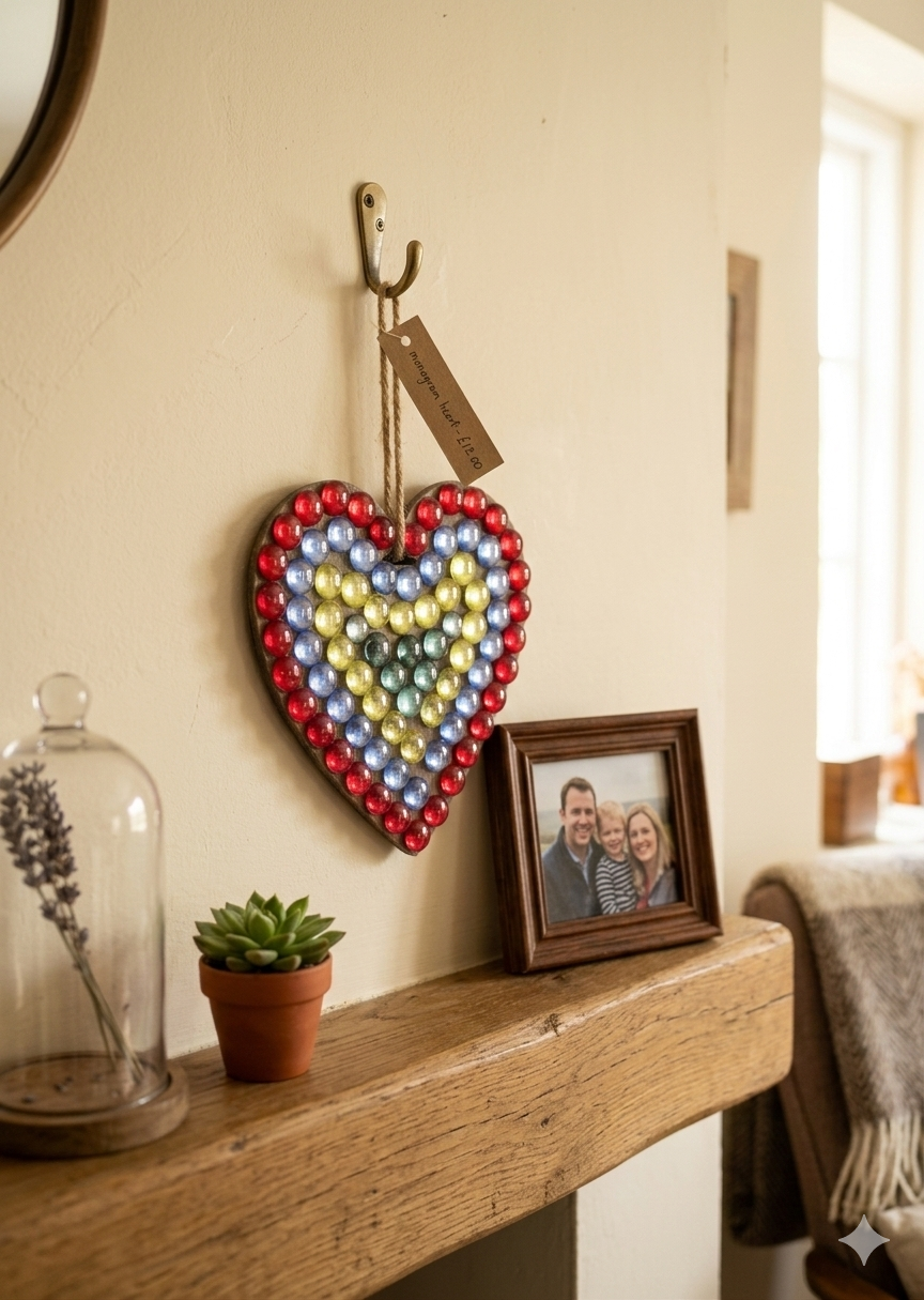 The "Sun-Catcher" Mosaic Heart