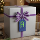 Wood Gift Tags with First Initials