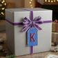 Wood Gift Tags with First Initials