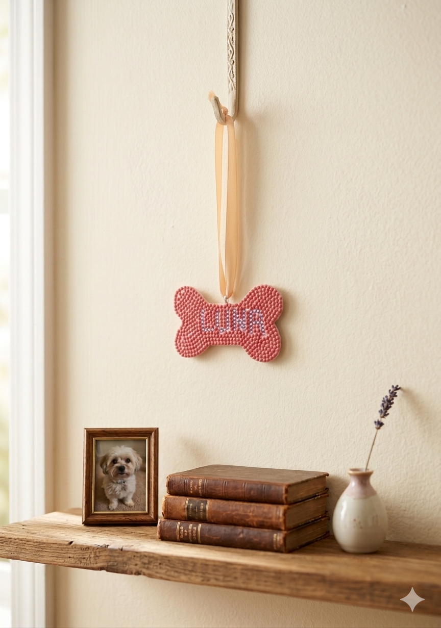 Dog Bone Ornaments with Names
