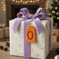 Wood Gift Tags with First Initials
