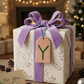 Wood Gift Tags with First Initials
