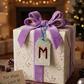 Wood Gift Tags with First Initials