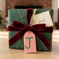 Wood Gift Tags with First Initials