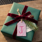 Wood Gift Tags with First Initials
