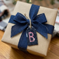Wood Gift Tags with First Initials