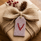 Wood Gift Tags with First Initials