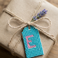 Wood Gift Tags with First Initials