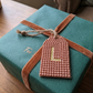Wood Gift Tags with First Initials