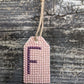 Wood Gift Tags with First Initials