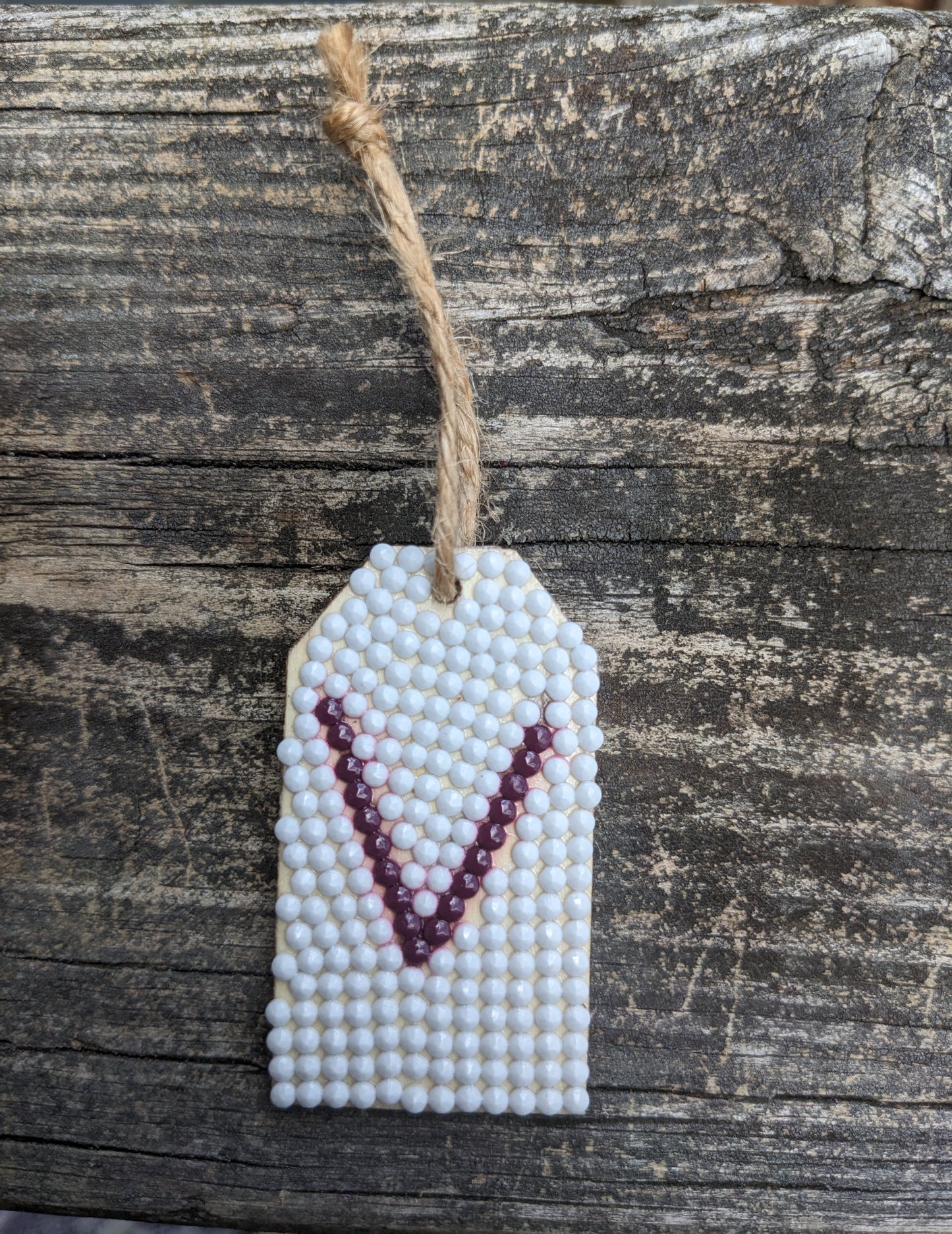 Wood Gift Tags with First Initials