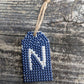 Wood Gift Tags with First Initials