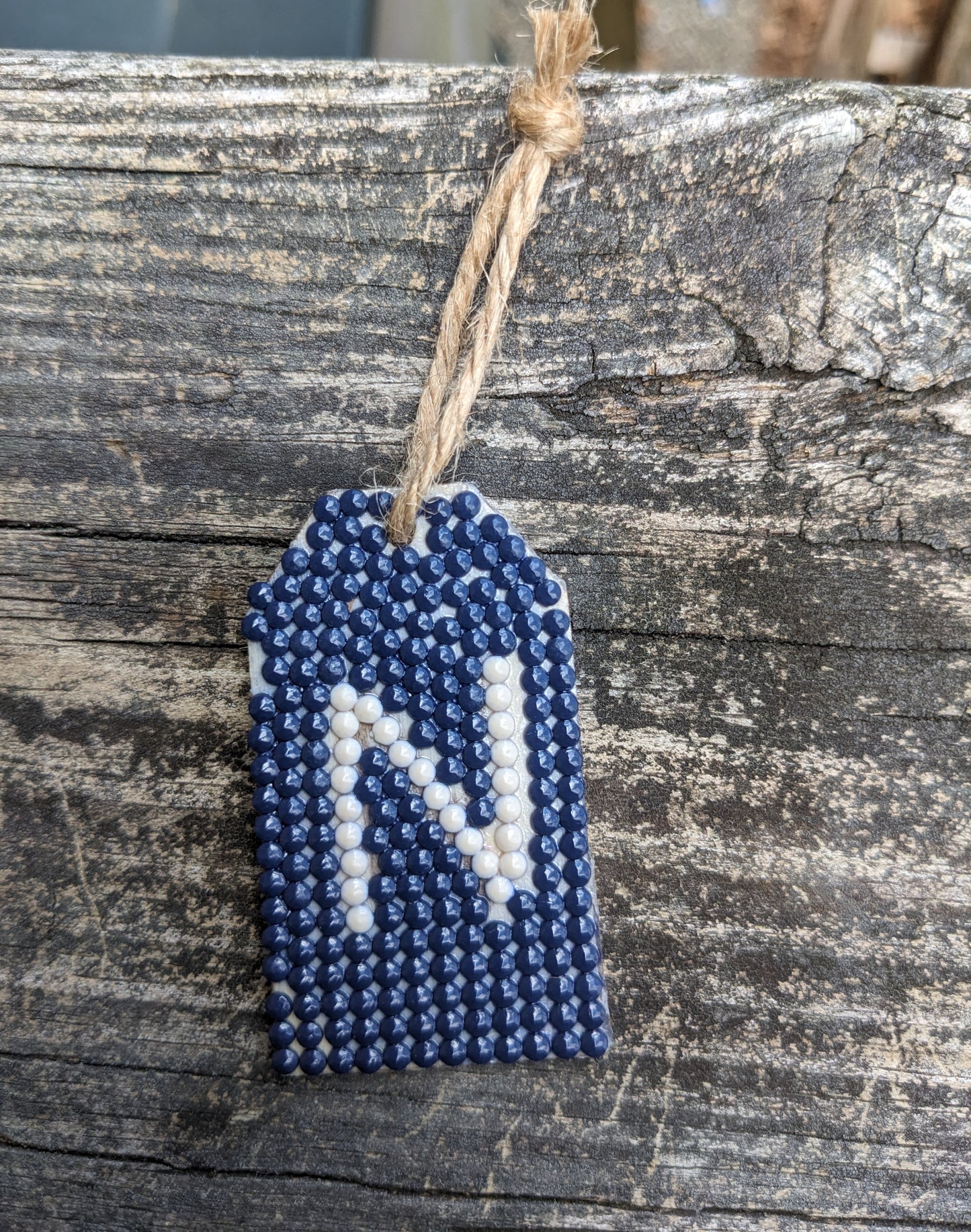 Wood Gift Tags with First Initials