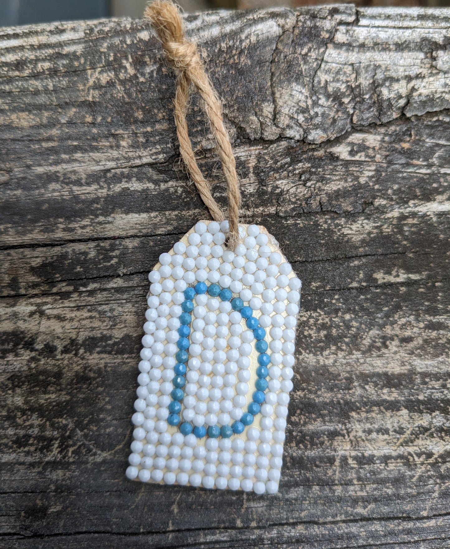 Wood Gift Tags with First Initials