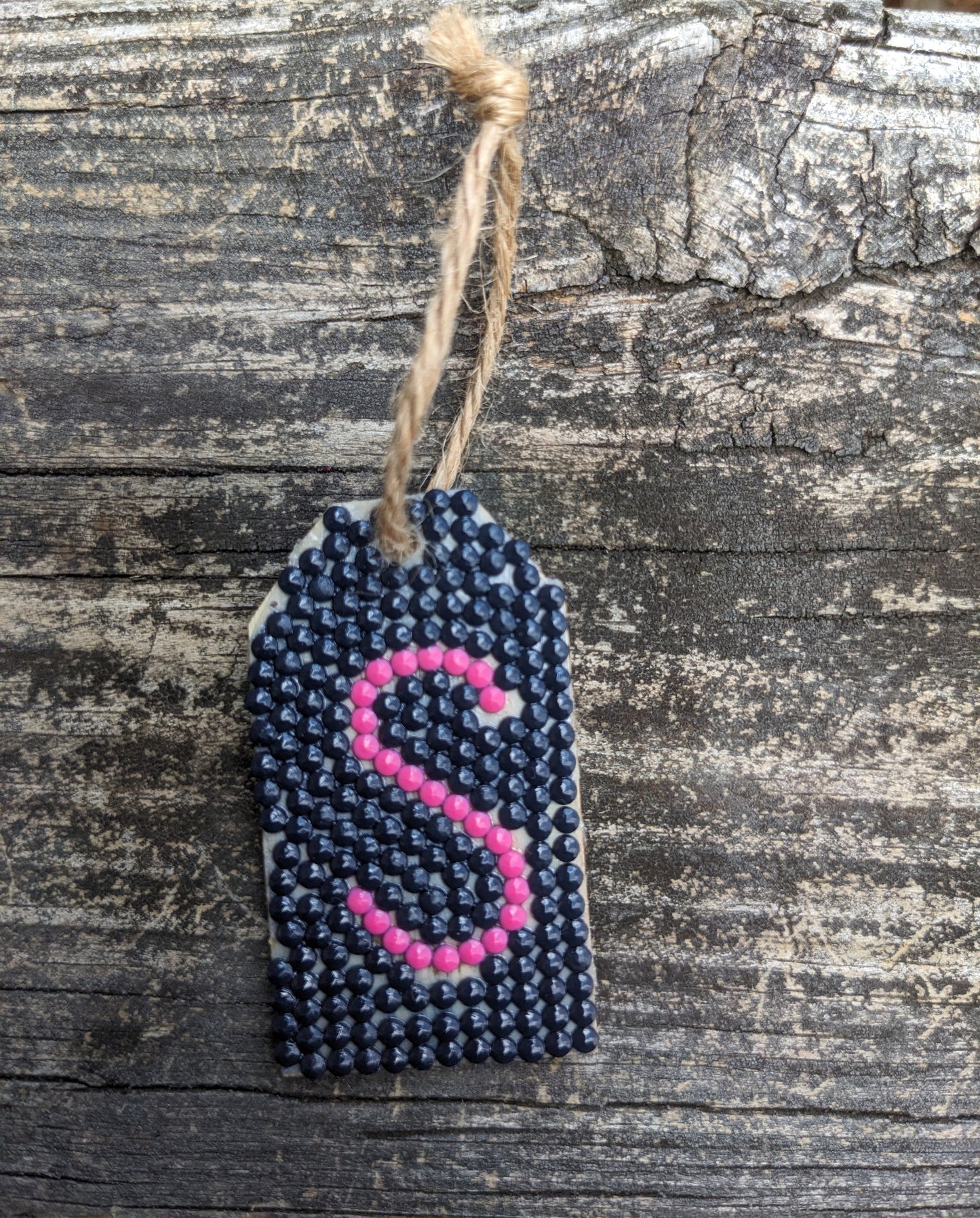 Wood Gift Tags with First Initials