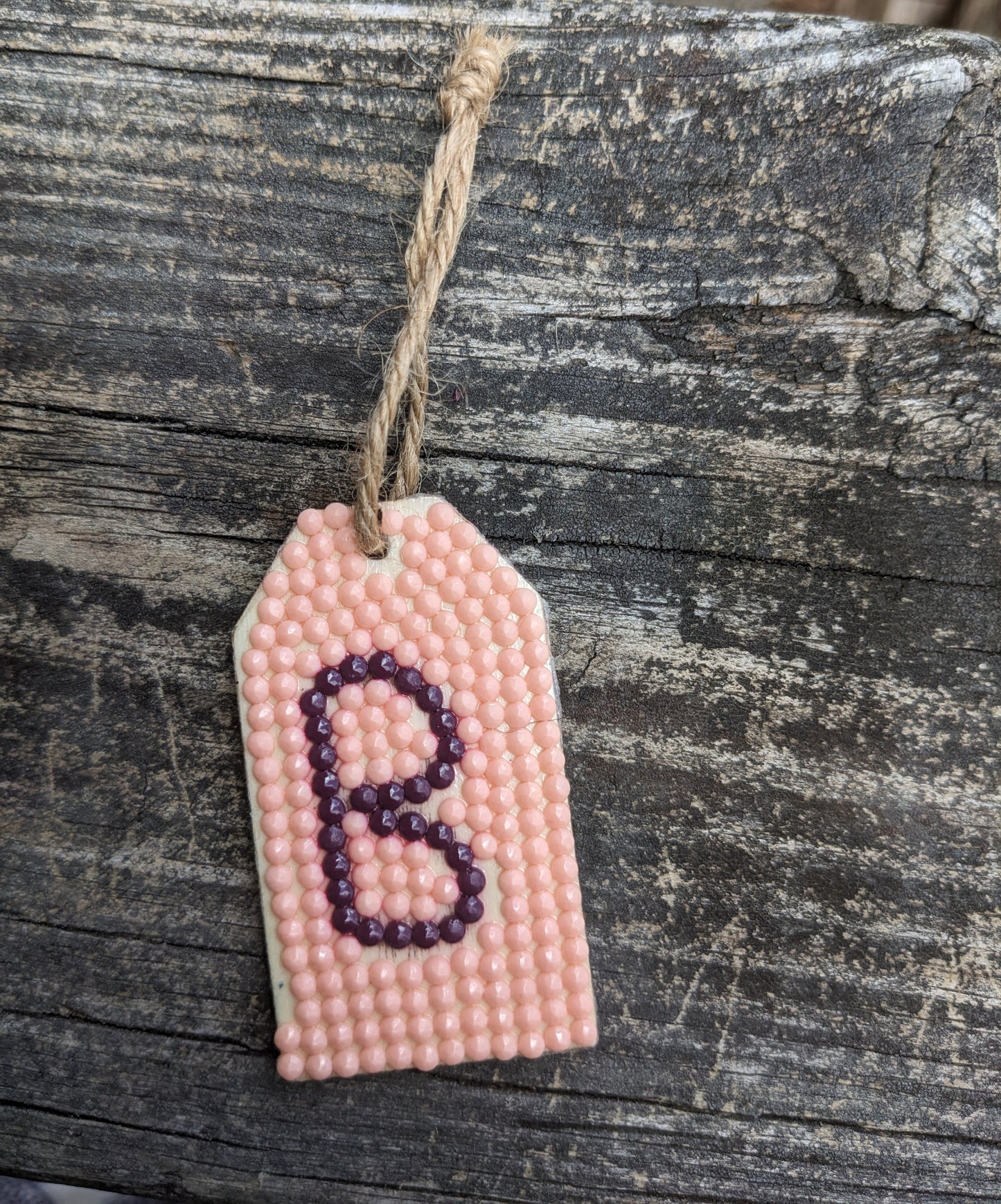 Wood Gift Tags with First Initials