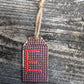 Wood Gift Tags with First Initials