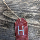 Wood Gift Tags with First Initials