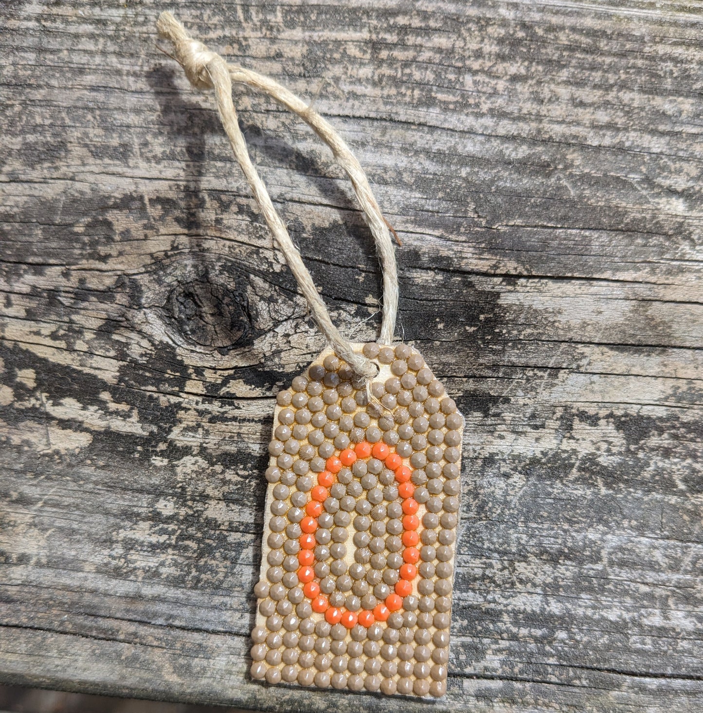Wood Gift Tags with First Initials